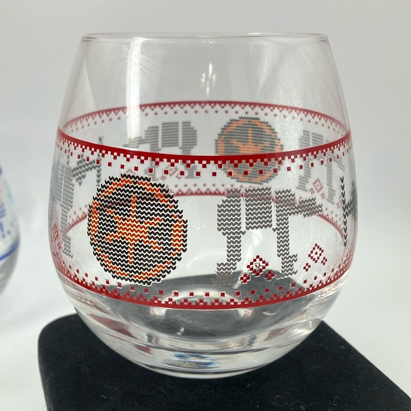 Star Wars Ugly Sweater holiday drink Set of 4 - Picture 3 of 15